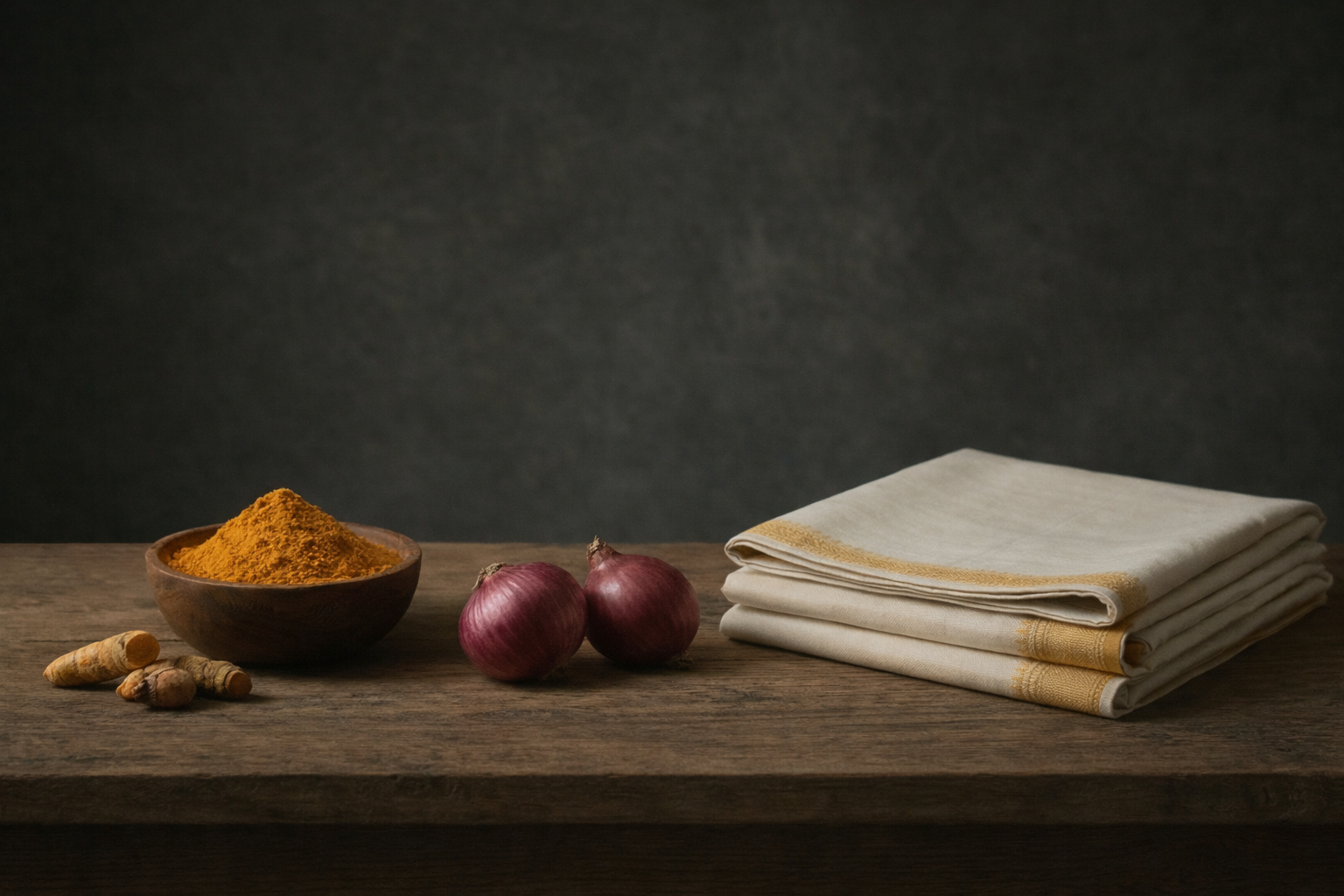 Vibrant spices and premium textiles representing global trade